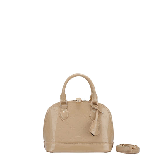 Louis Vuitton Rose Florentin Monogram Vernis Alma BB Bag