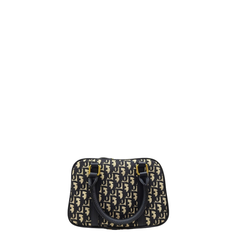 Blue Dior Oblique Jacquard nano bag