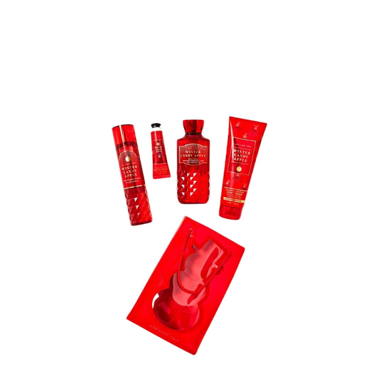 Winter Candy Apple Gift Bag Set - Bath and Body works