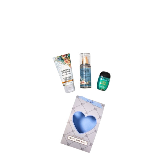 Dressed In White Mini Gift Bag Set - Bath and Body works